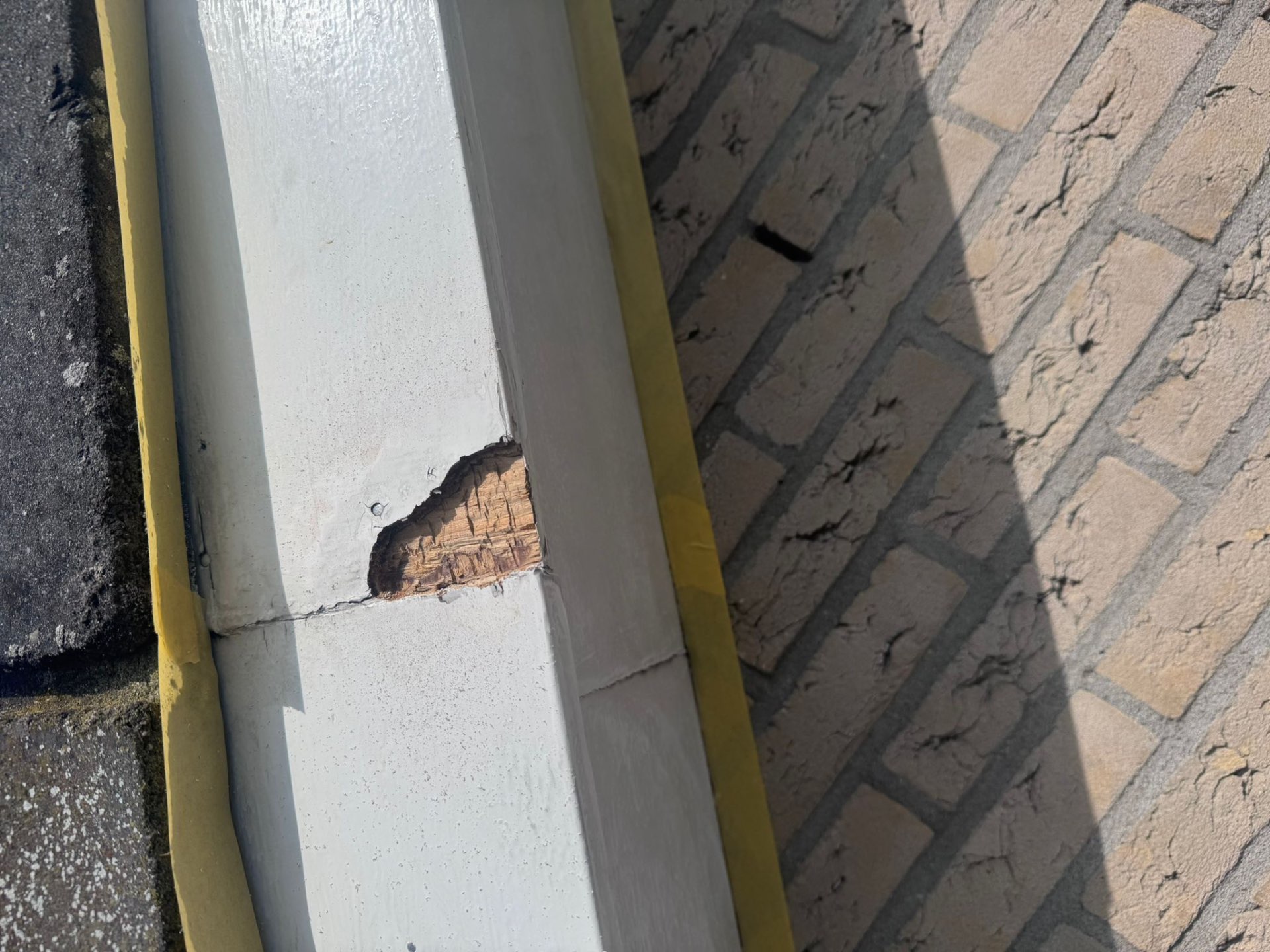 Boeideel reparatie stap 02 — Openleggen & uitfrezen
