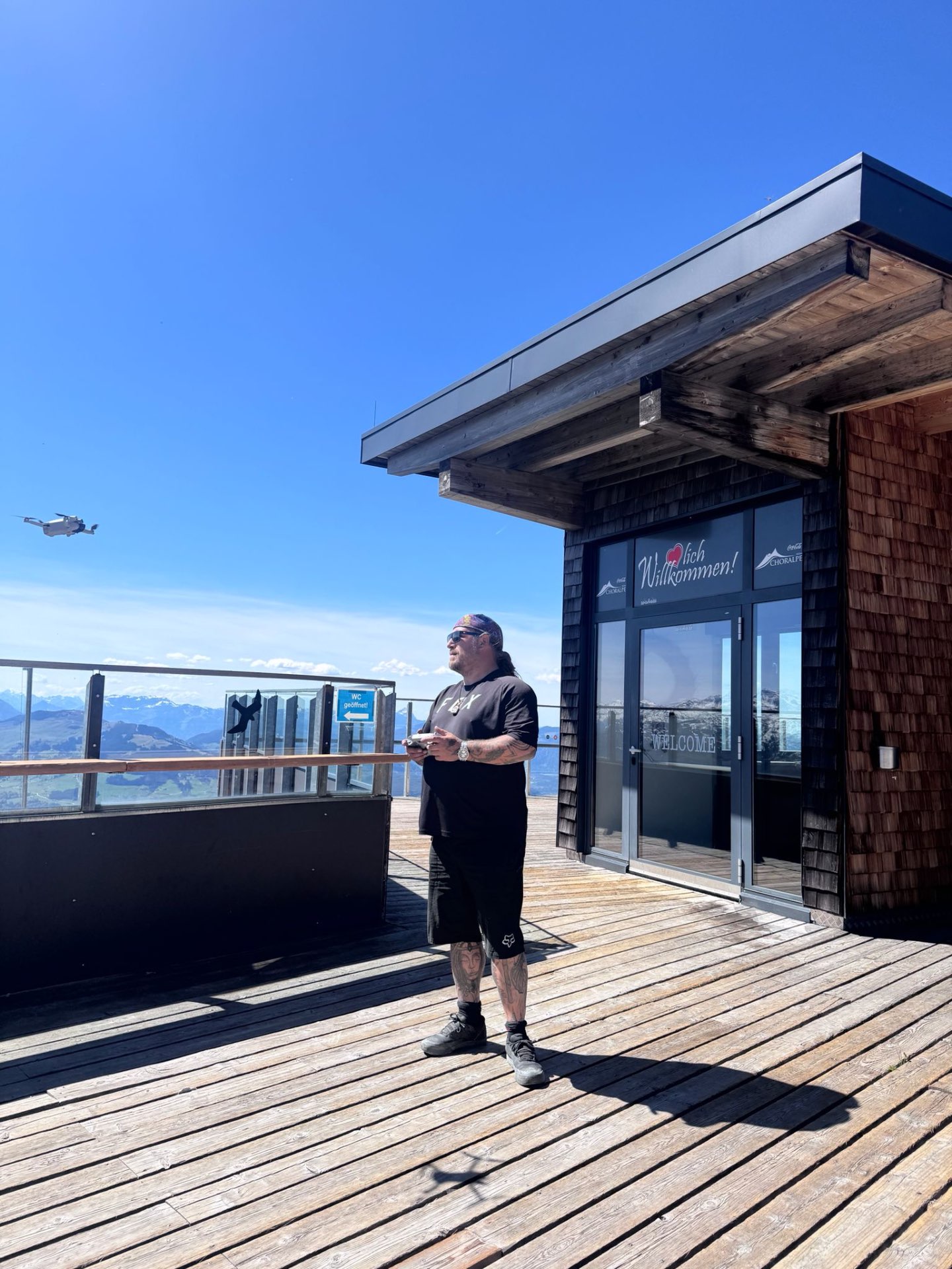 Drone-opname pand — Oostenrijk